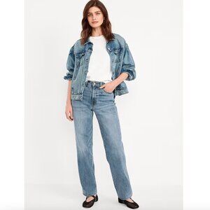 Old Navy Light Blue Straight Leg Women's Jeans